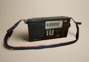 1990s Portable PLL Sangean AM / FM/ MW / LW Radio Model ATS 803A In Black