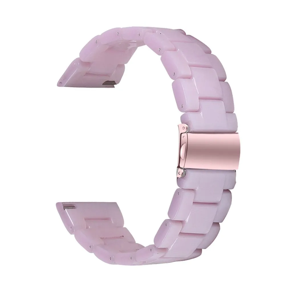 20mm Garmin Vivomove 3 resin watch strap  - Light Purple