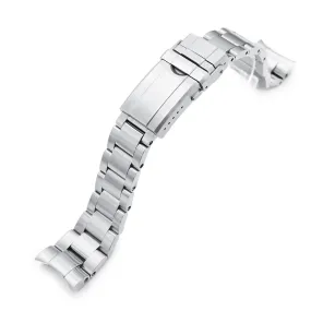 20mm Super-O Boyer Watch Band for TUD BB58, 316L Stainless Steel Brushed Turning Clasp