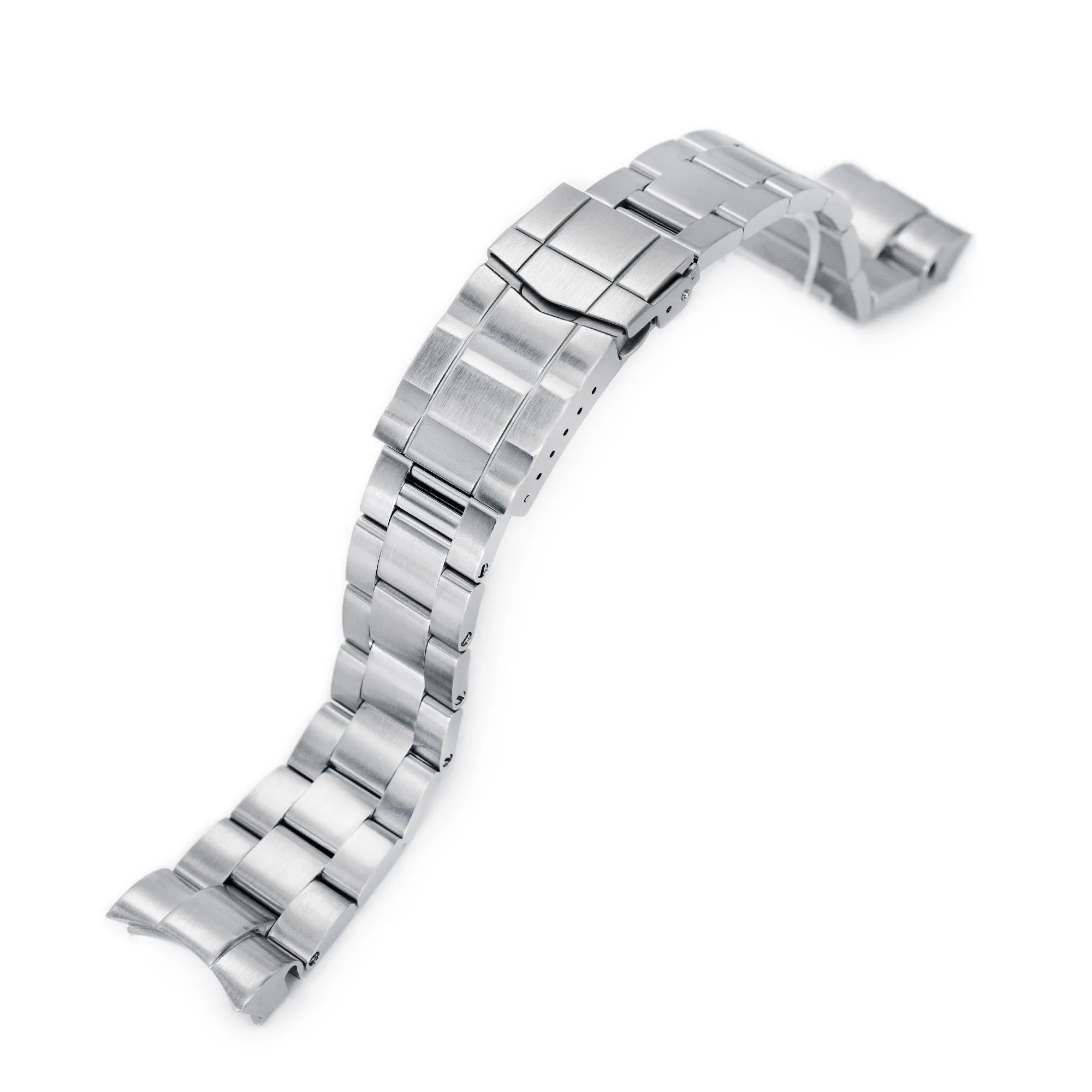 22mm Super-O Boyer Watch Band for TUD BB, 316L Stainless Steel Brushed SUB Clasp