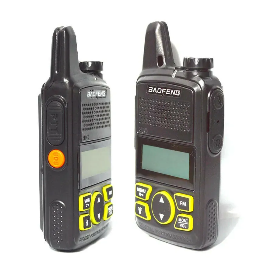 2pcs Baofeng BF T1 Mini Walkie Talkie Ham Comunicador Two Way Radios Portable Profesional BFT1 Radio Stations Transceiver