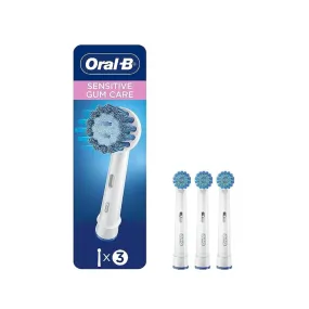 3 Pack Of Oral-B Sensitive Gum Care Electric Toothbrush Replacement Brush Heads