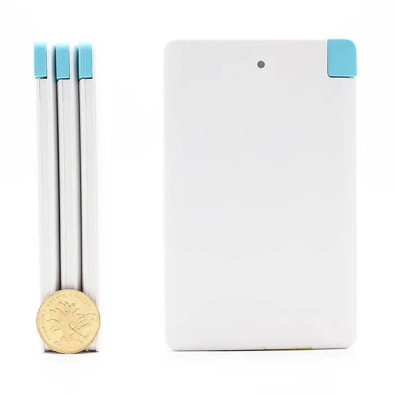 3000mah Credit Card Size Power Bank / Portable Charger