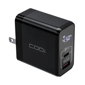 30W Dual Port Wall Charger, USB-C & USB-A Outputs*