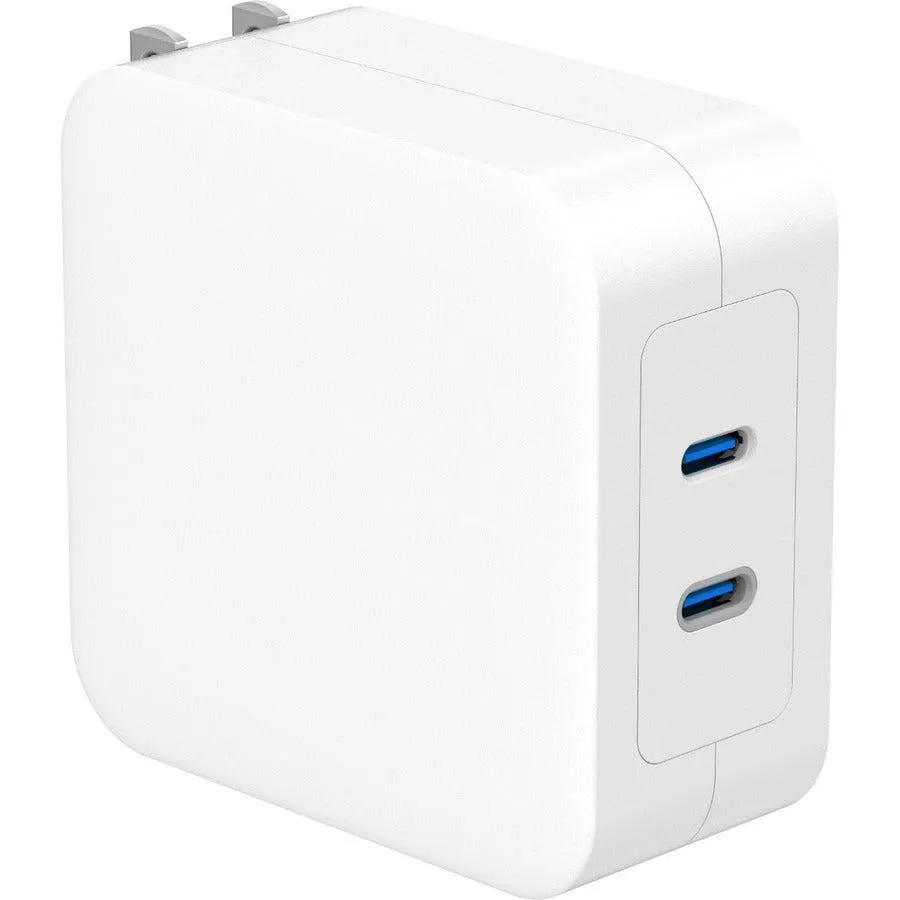 4XEM 100W GAN Wall Charger Dual USB-C - White