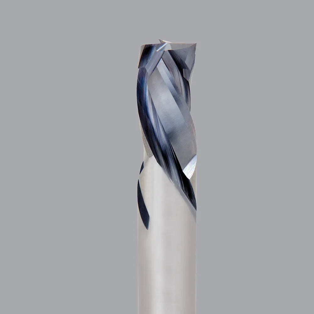 60-126MW, 0.375" Dia, 0.875" LOC, 0.375" Shank Dia, 3" OAL, 3 Flute Max Wear Compression Router Bit