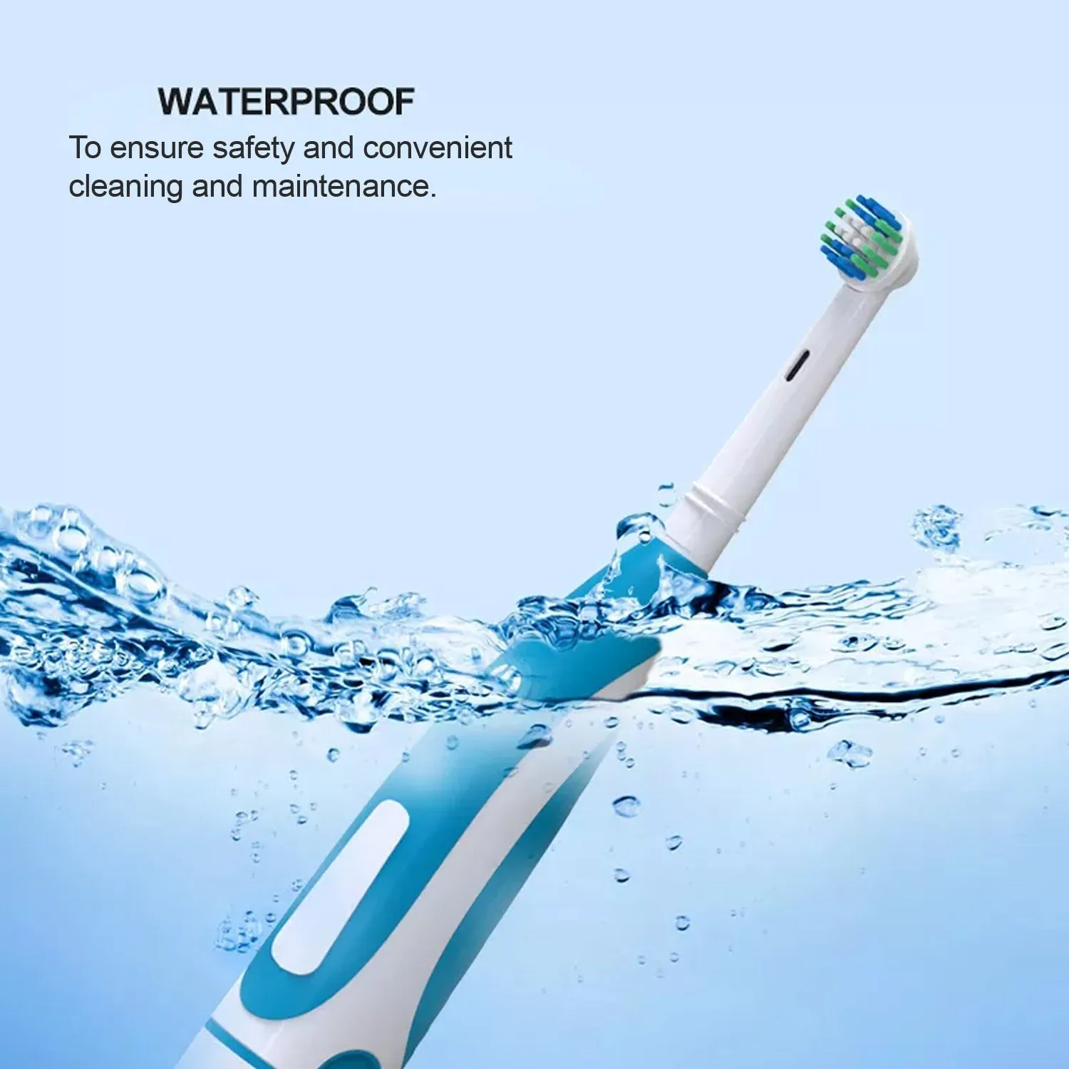 6217 Battery Powered Electric Toothbrush For Home & Travelling Use