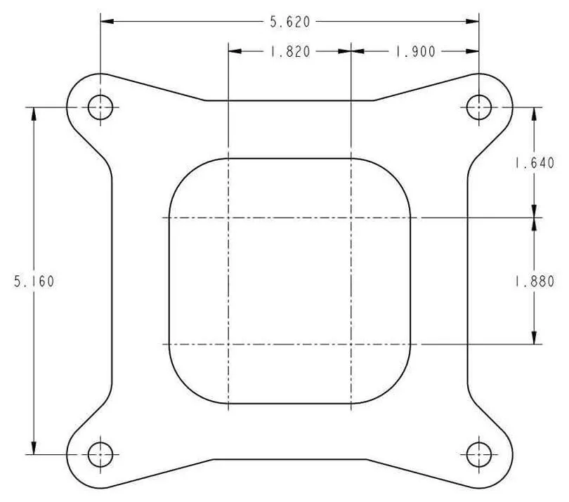 650 CFM Four Barrel Aluminium Street HP Carburettor HO0-82651SA