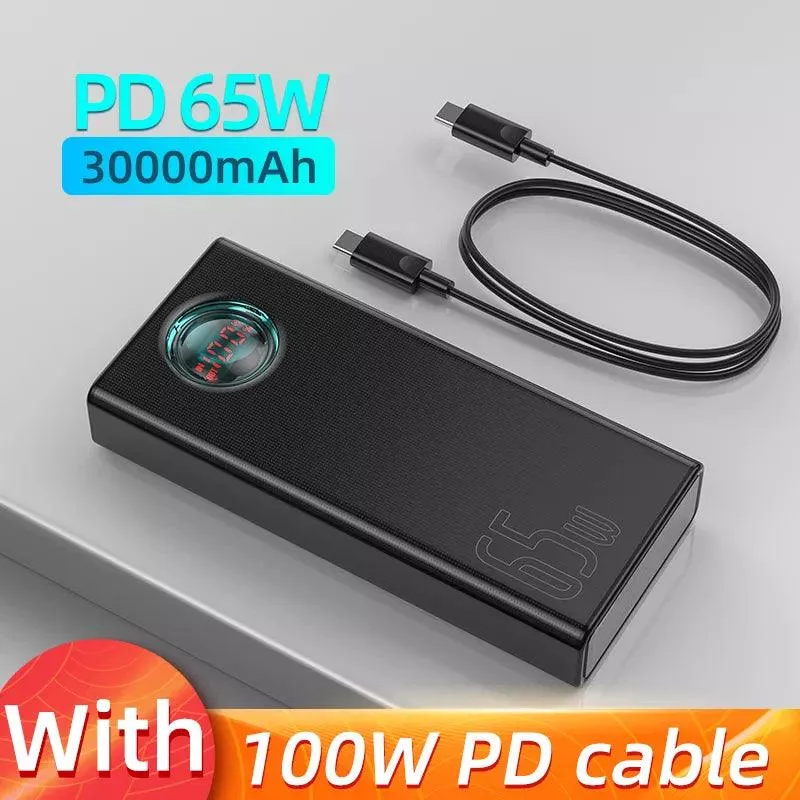 65W Baseus Power Bank – Ultra-Fast Charging Solution for All Your Devices