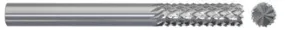 781-001060: 1/4 in. Dia., 3/4 in. Length Of Cut, 2-1/2 in. Overall Length Carbide Router Mill; Diamond Cut, Style B- Burr End Cut, BRIGHT, USA