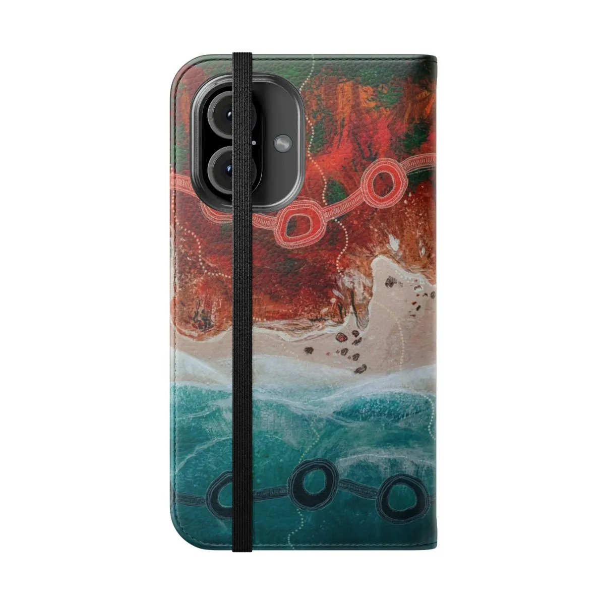 Aboriginal Art Flip Cover Phone Case