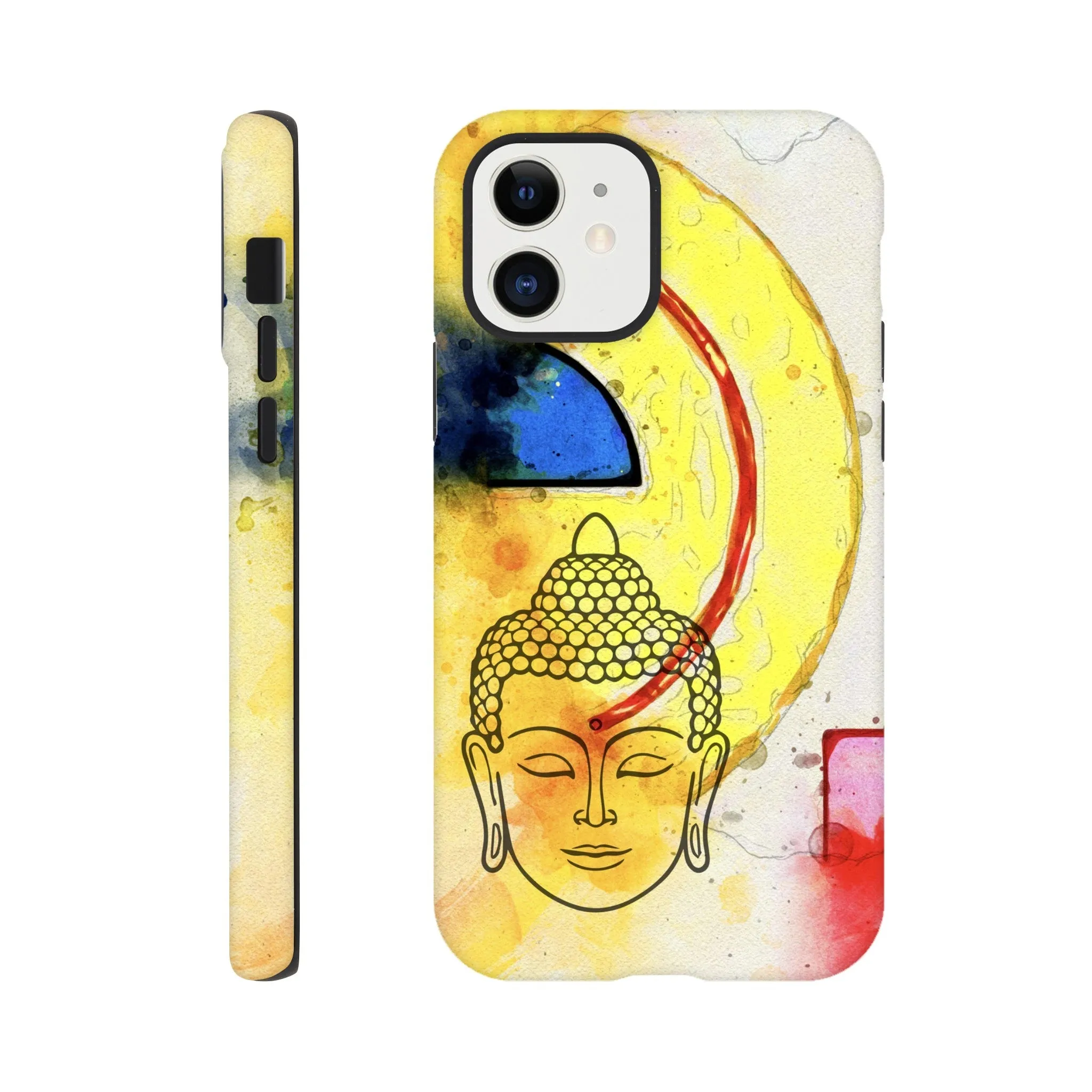 Abstract Buddha 2 Phone Case Final Art