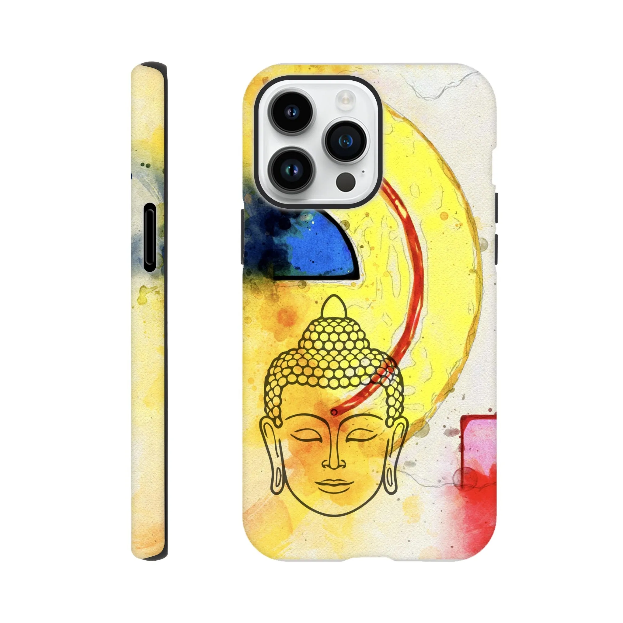 Abstract Buddha 2 Phone Case Final Art