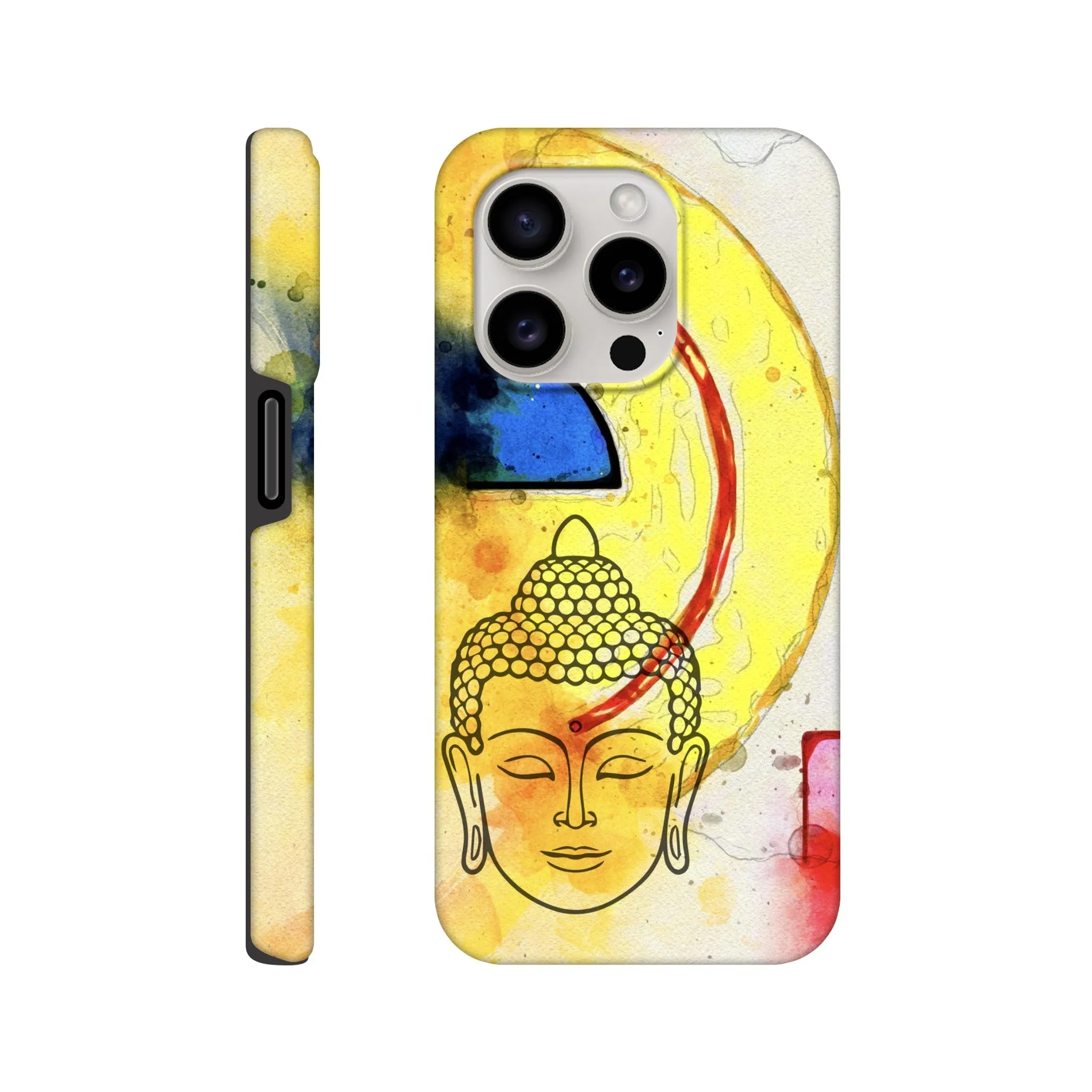 Abstract Buddha 2 Phone Case Final Art