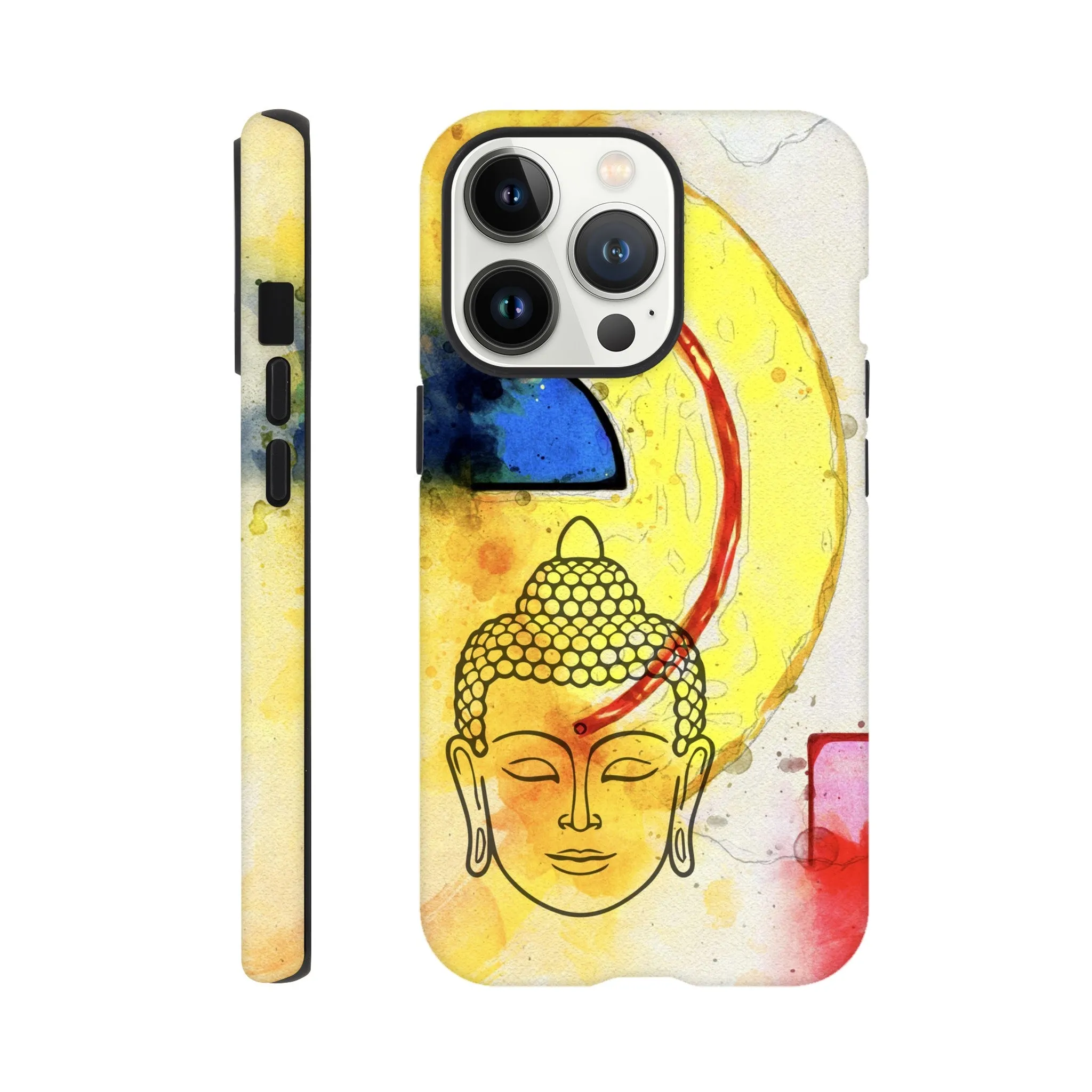 Abstract Buddha 2 Phone Case Final Art