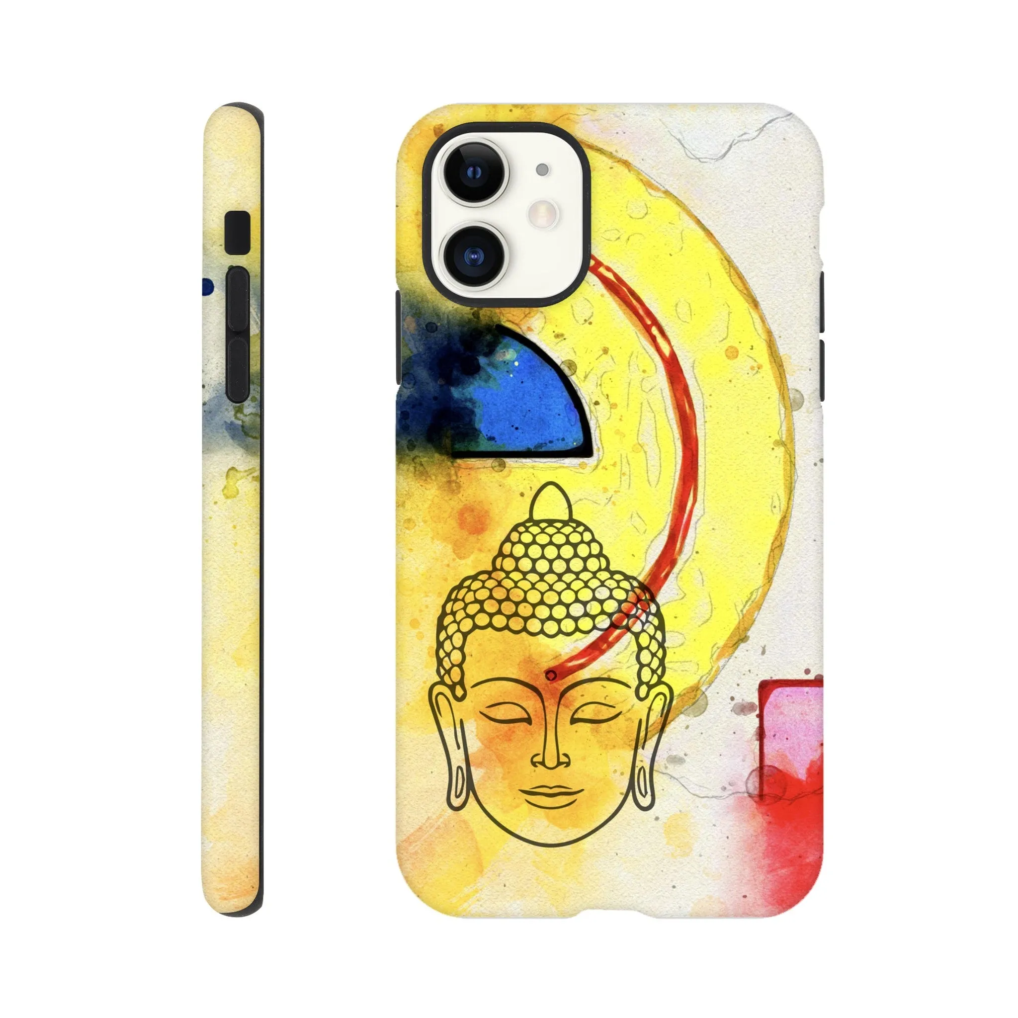 Abstract Buddha 2 Phone Case Final Art