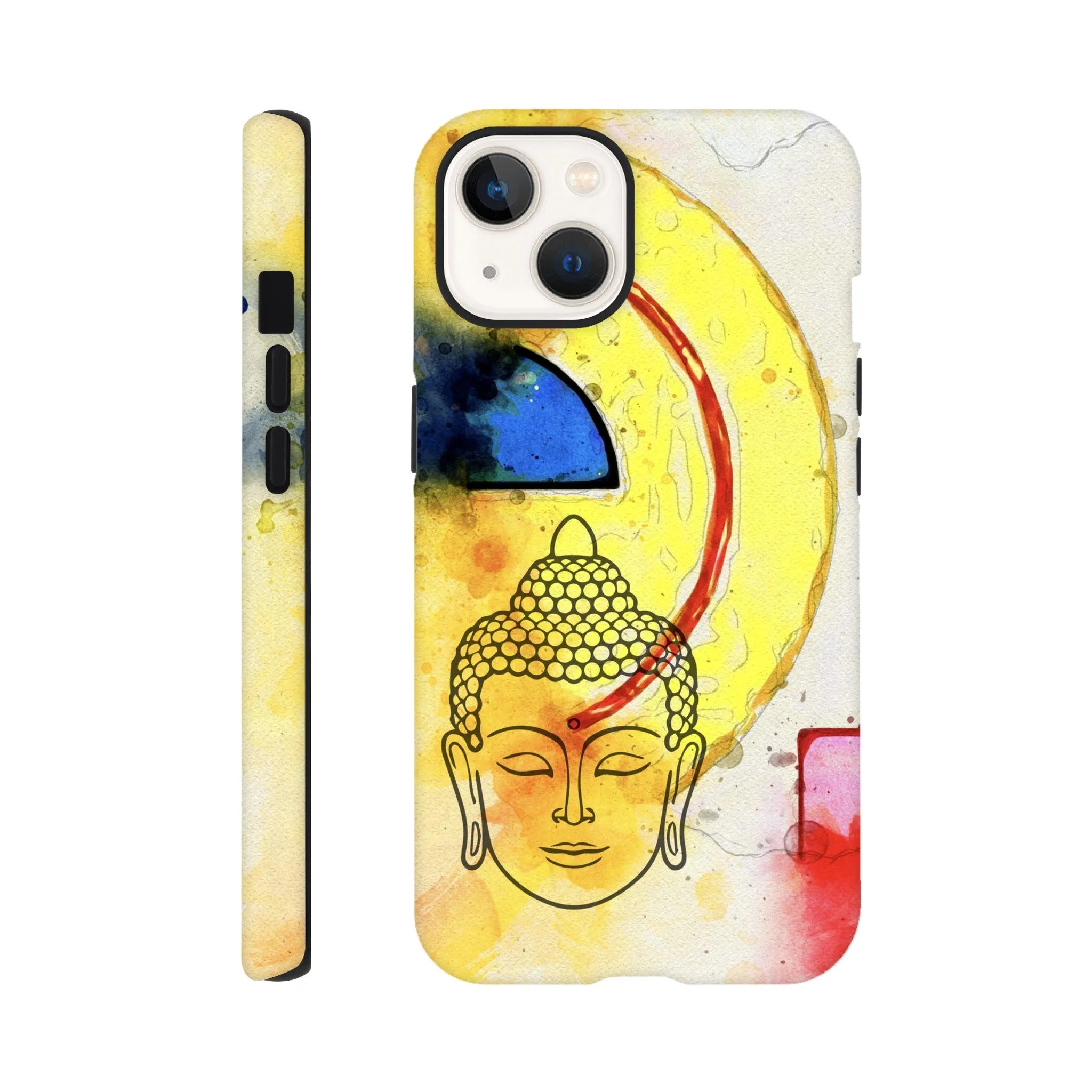 Abstract Buddha 2 Phone Case Final Art