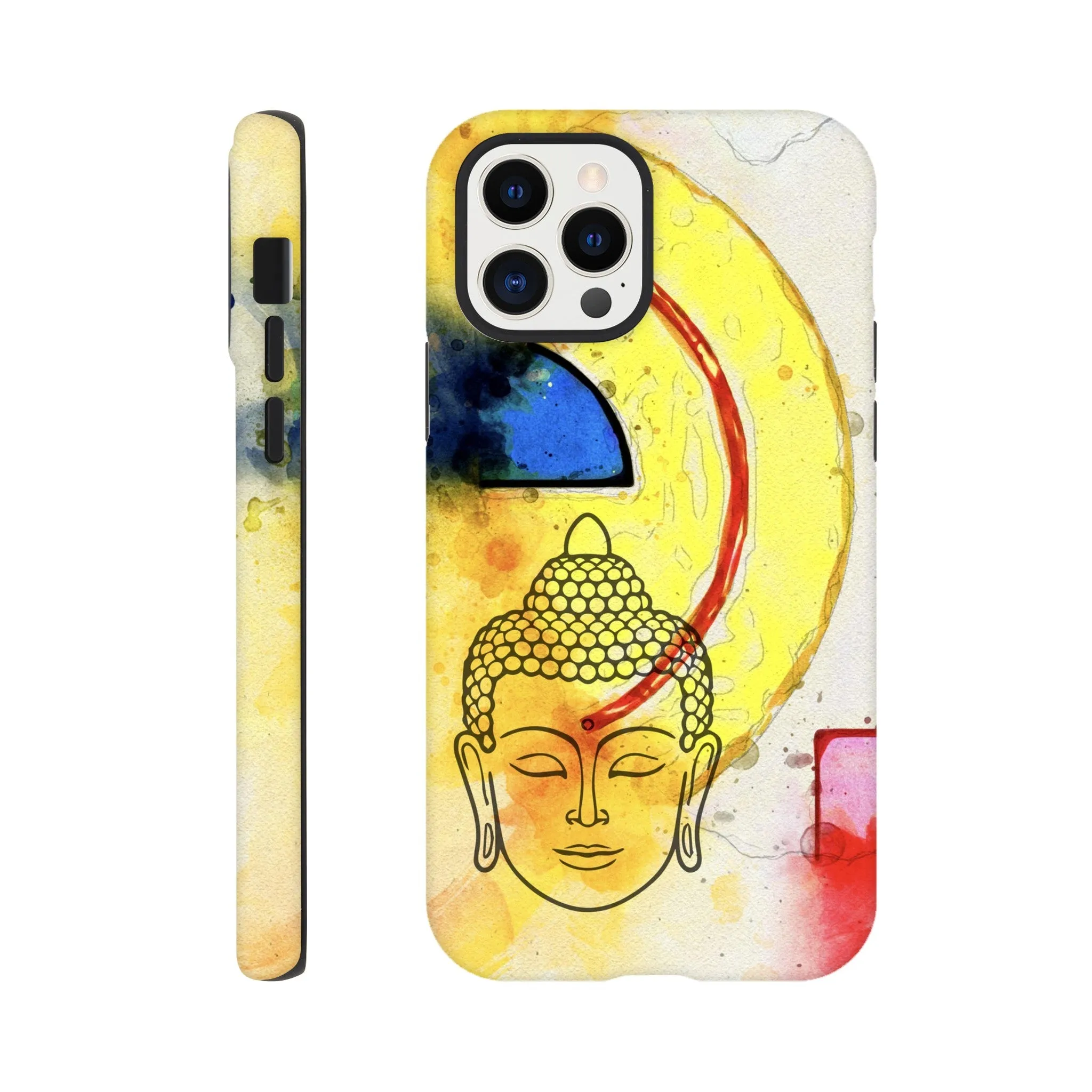 Abstract Buddha 2 Phone Case Final Art