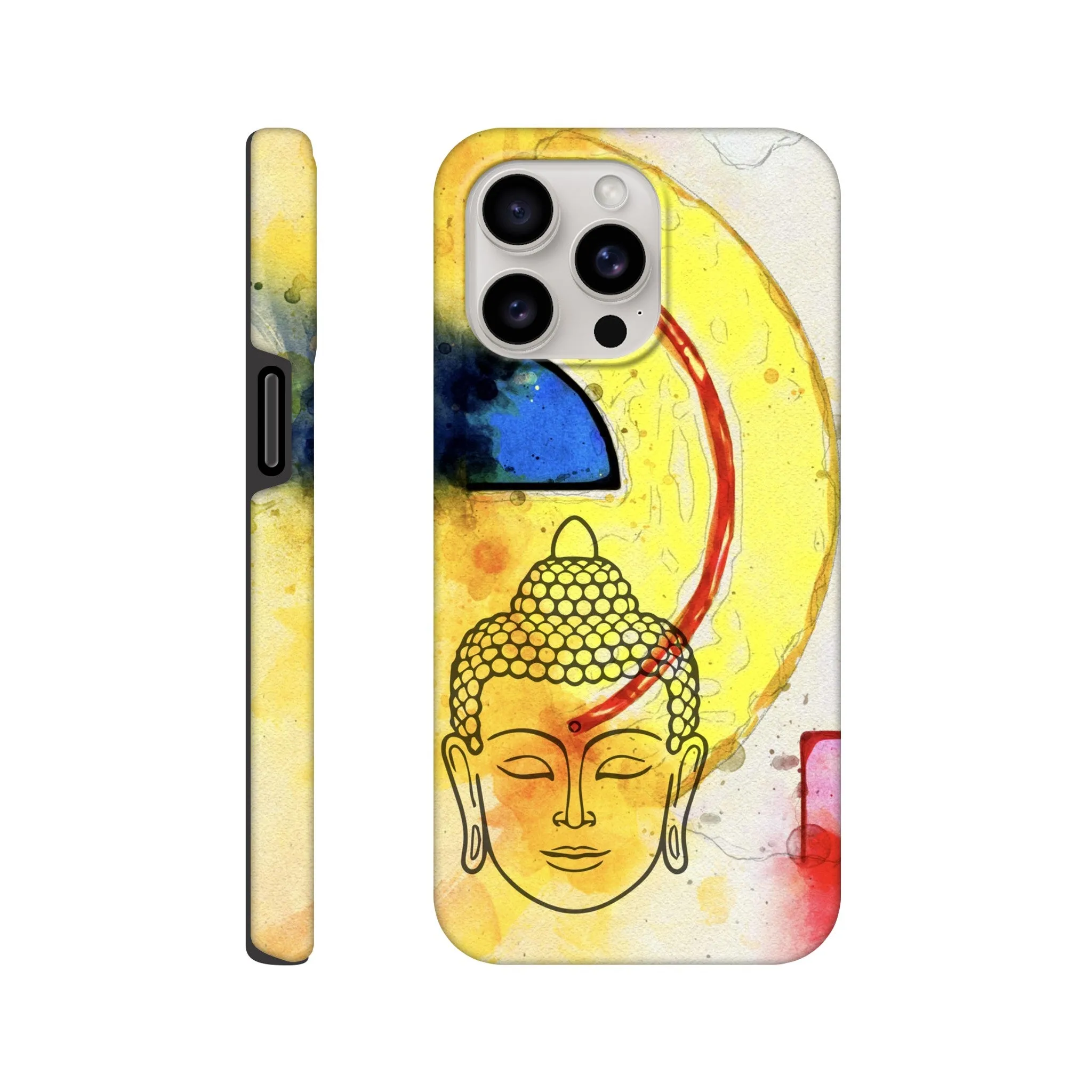 Abstract Buddha 2 Phone Case Final Art