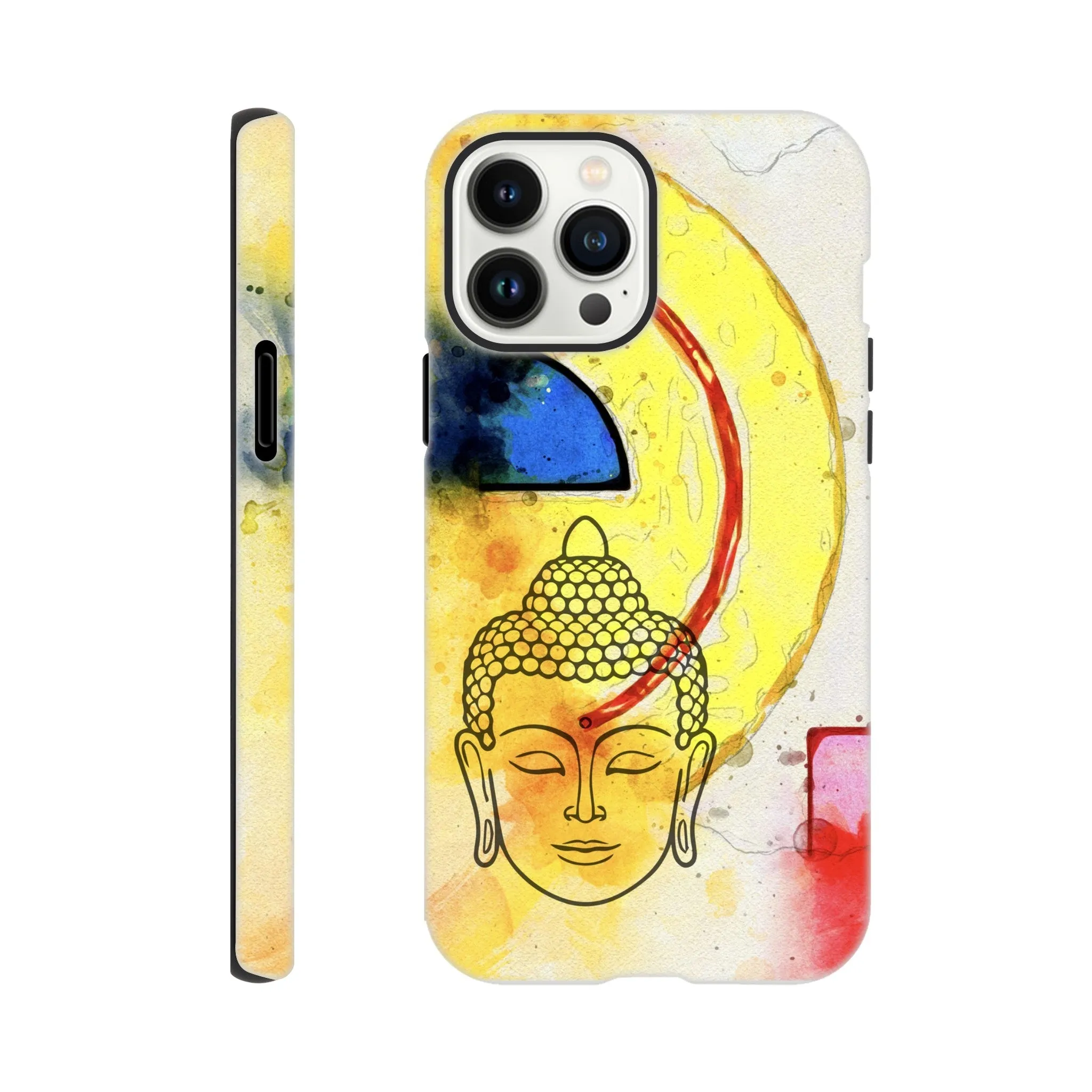 Abstract Buddha 2 Phone Case Final Art