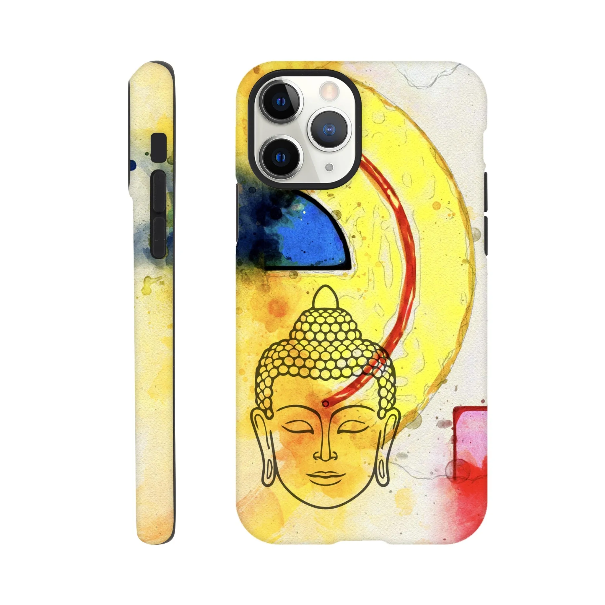 Abstract Buddha 2 Phone Case Final Art