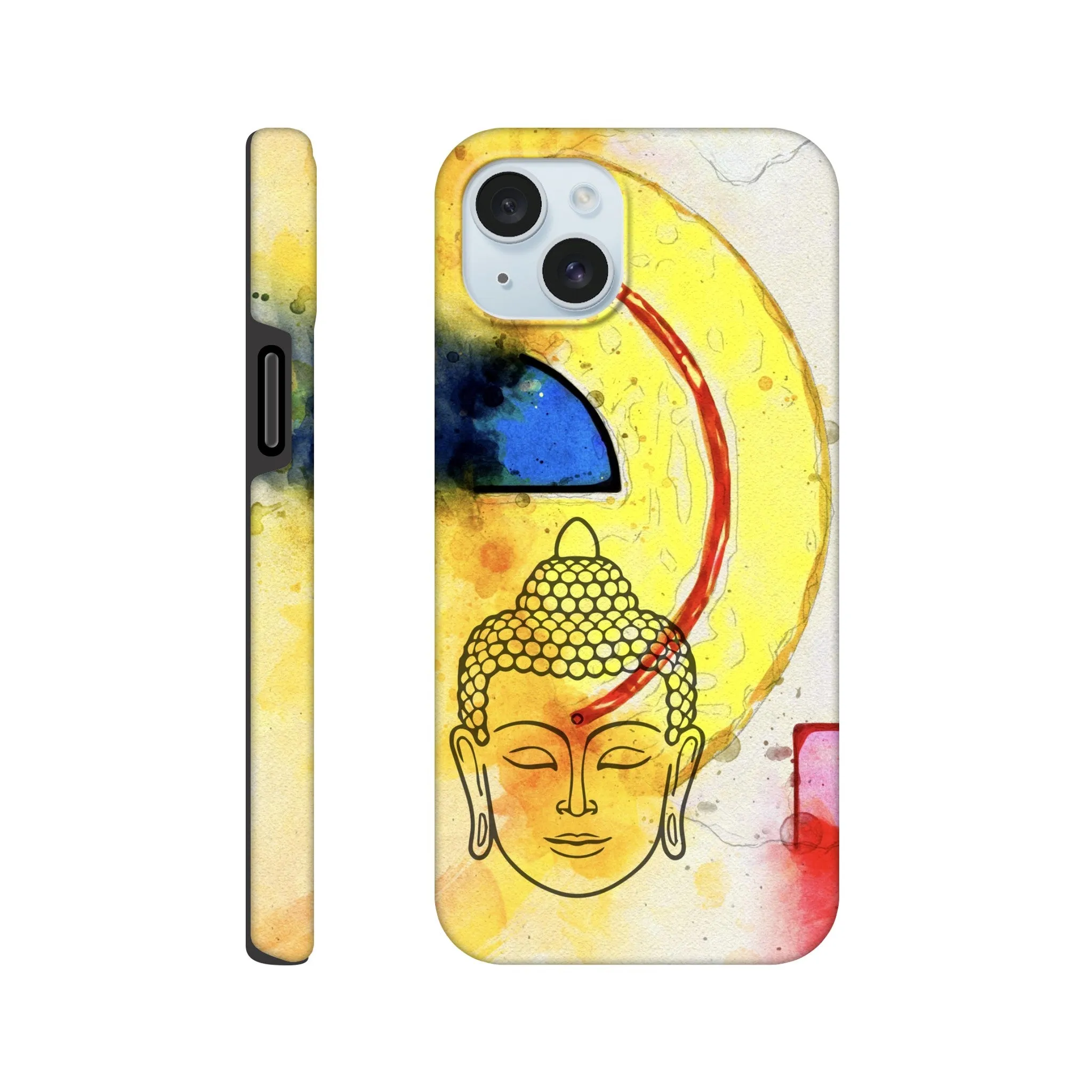 Abstract Buddha 2 Phone Case Final Art