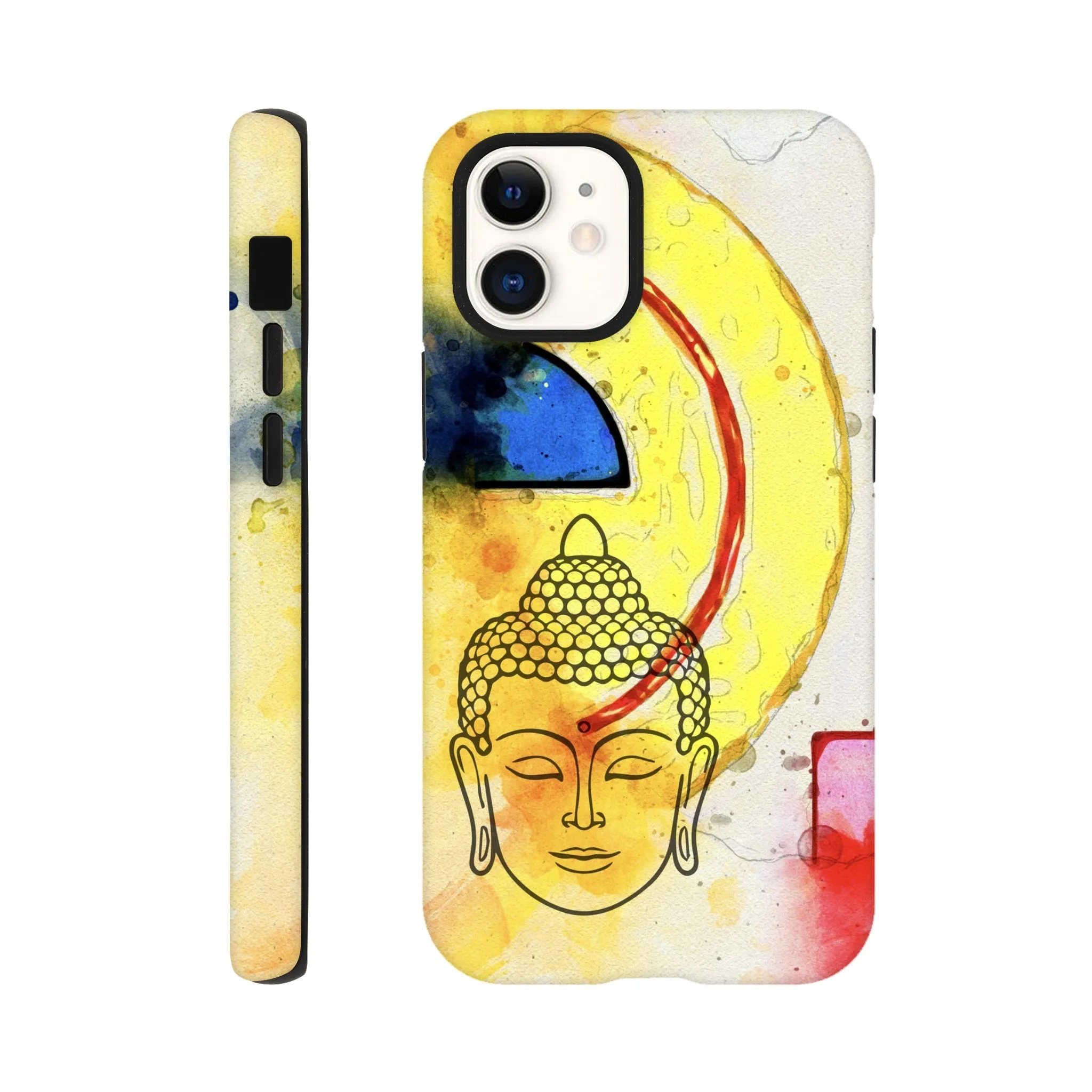 Abstract Buddha 2 Phone Case Final Art