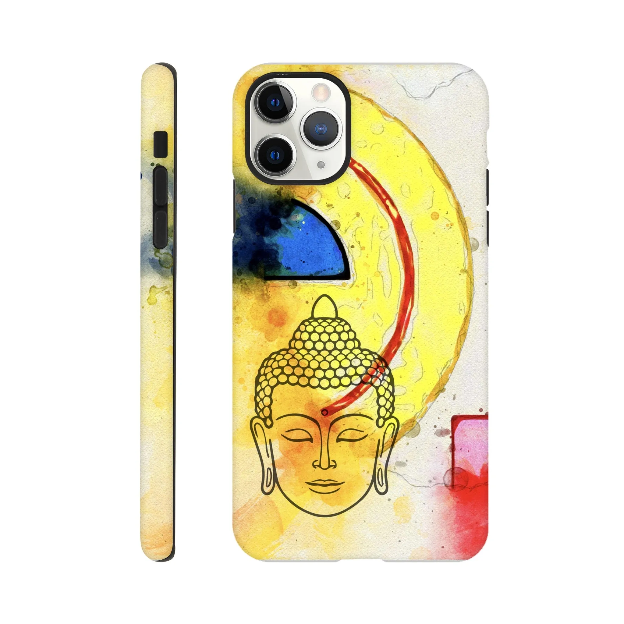 Abstract Buddha 2 Phone Case Final Art