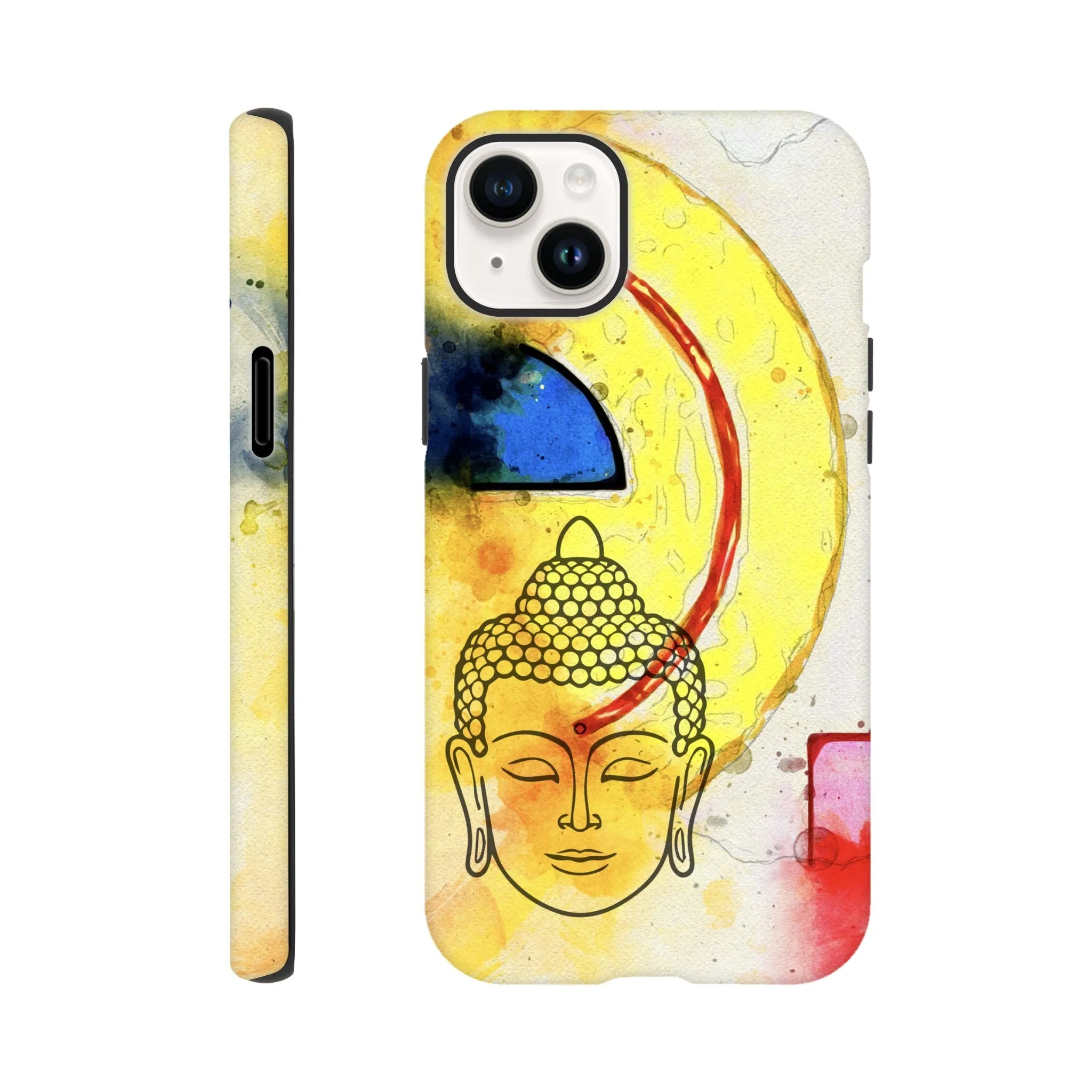 Abstract Buddha 2 Phone Case Final Art