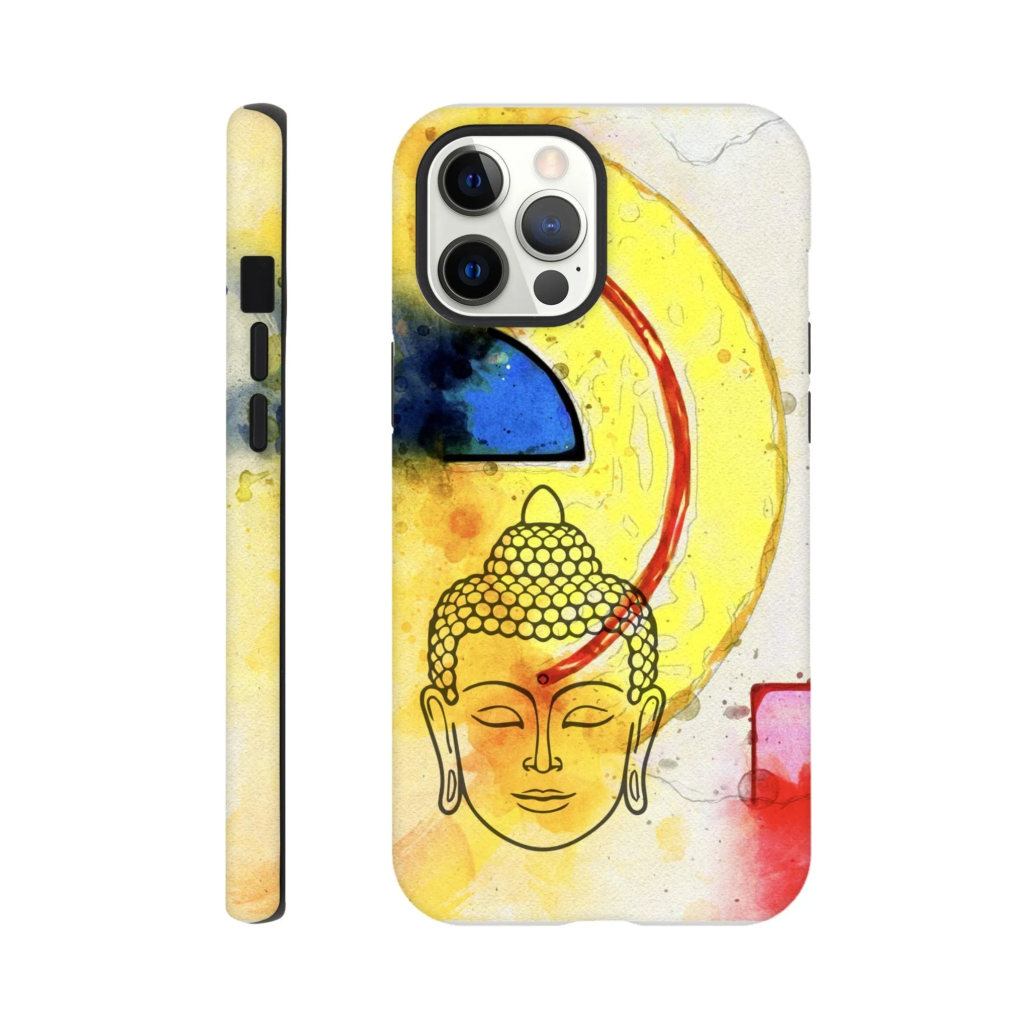 Abstract Buddha 2 Phone Case Final Art