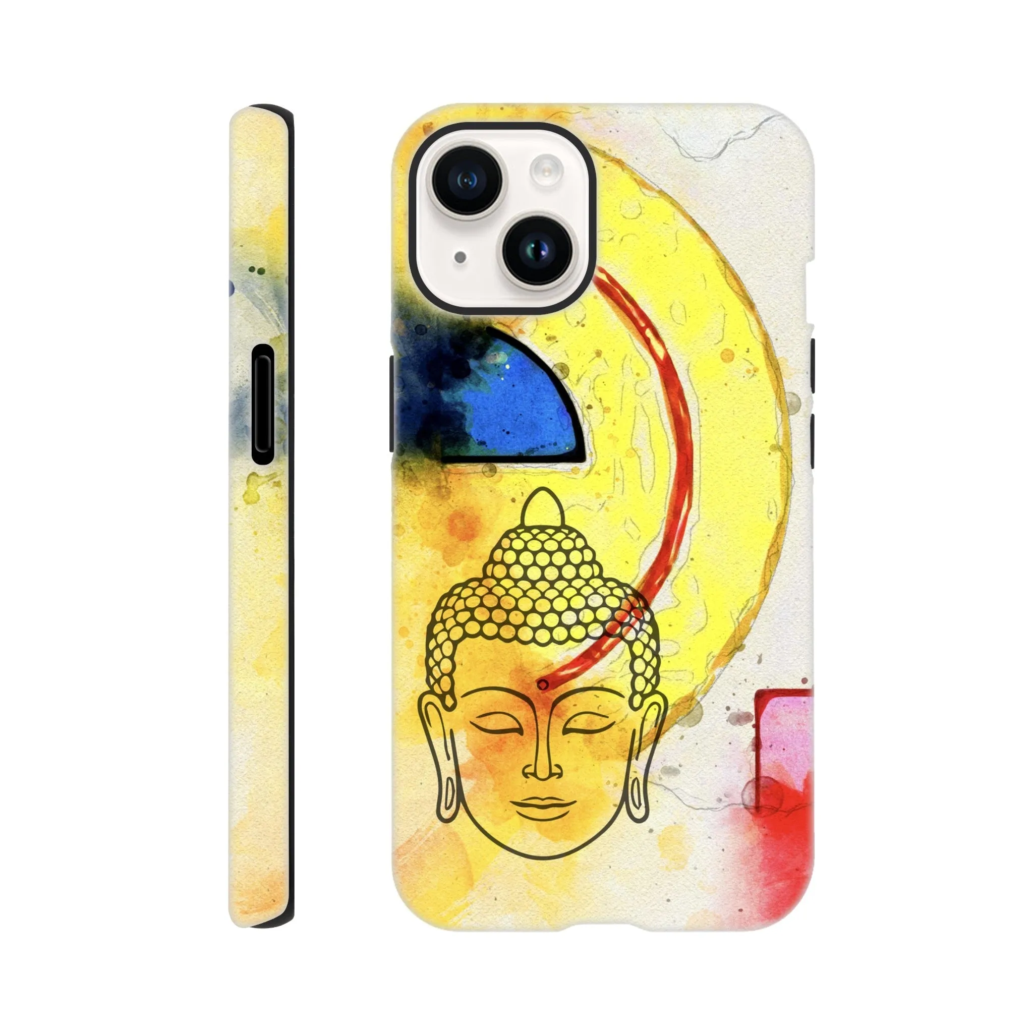 Abstract Buddha 2 Phone Case Final Art