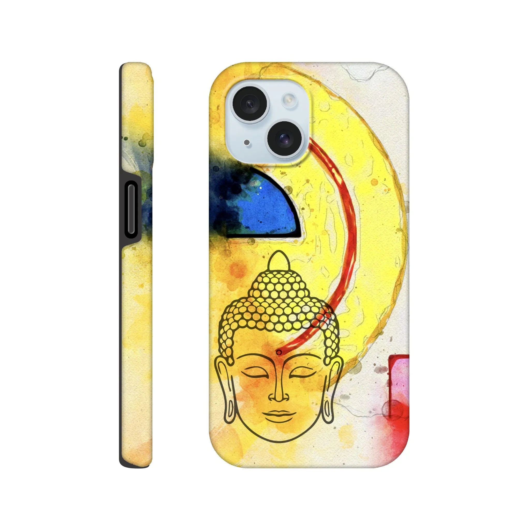 Abstract Buddha 2 Phone Case Final Art