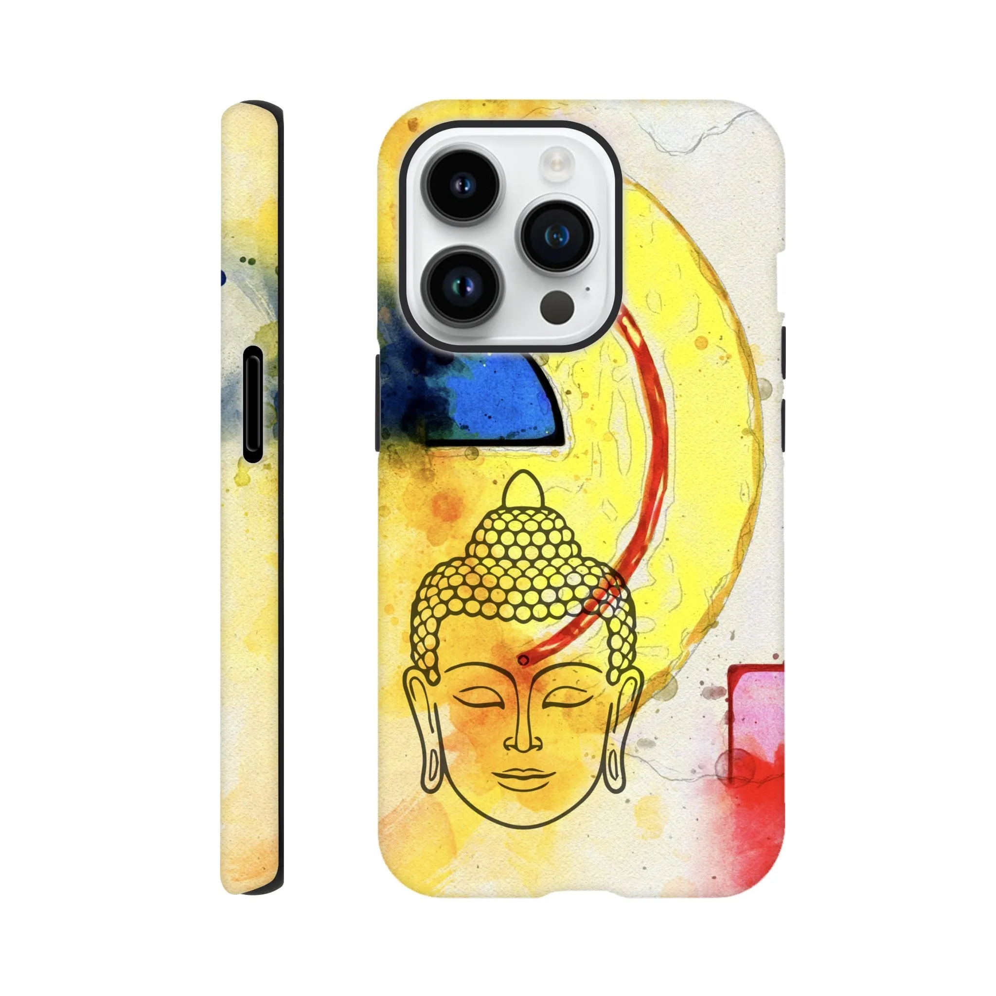 Abstract Buddha 2 Phone Case Final Art