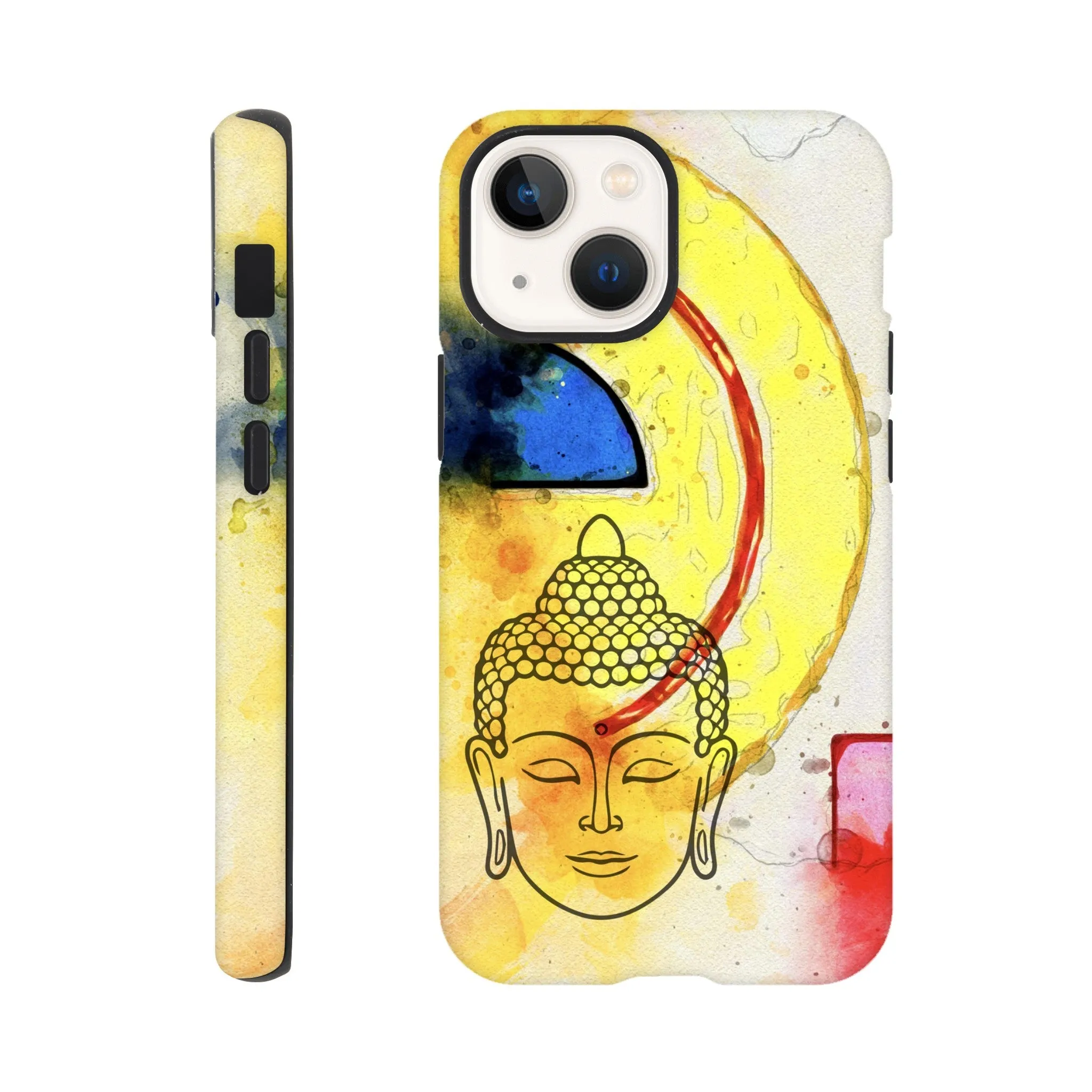 Abstract Buddha 2 Phone Case Final Art