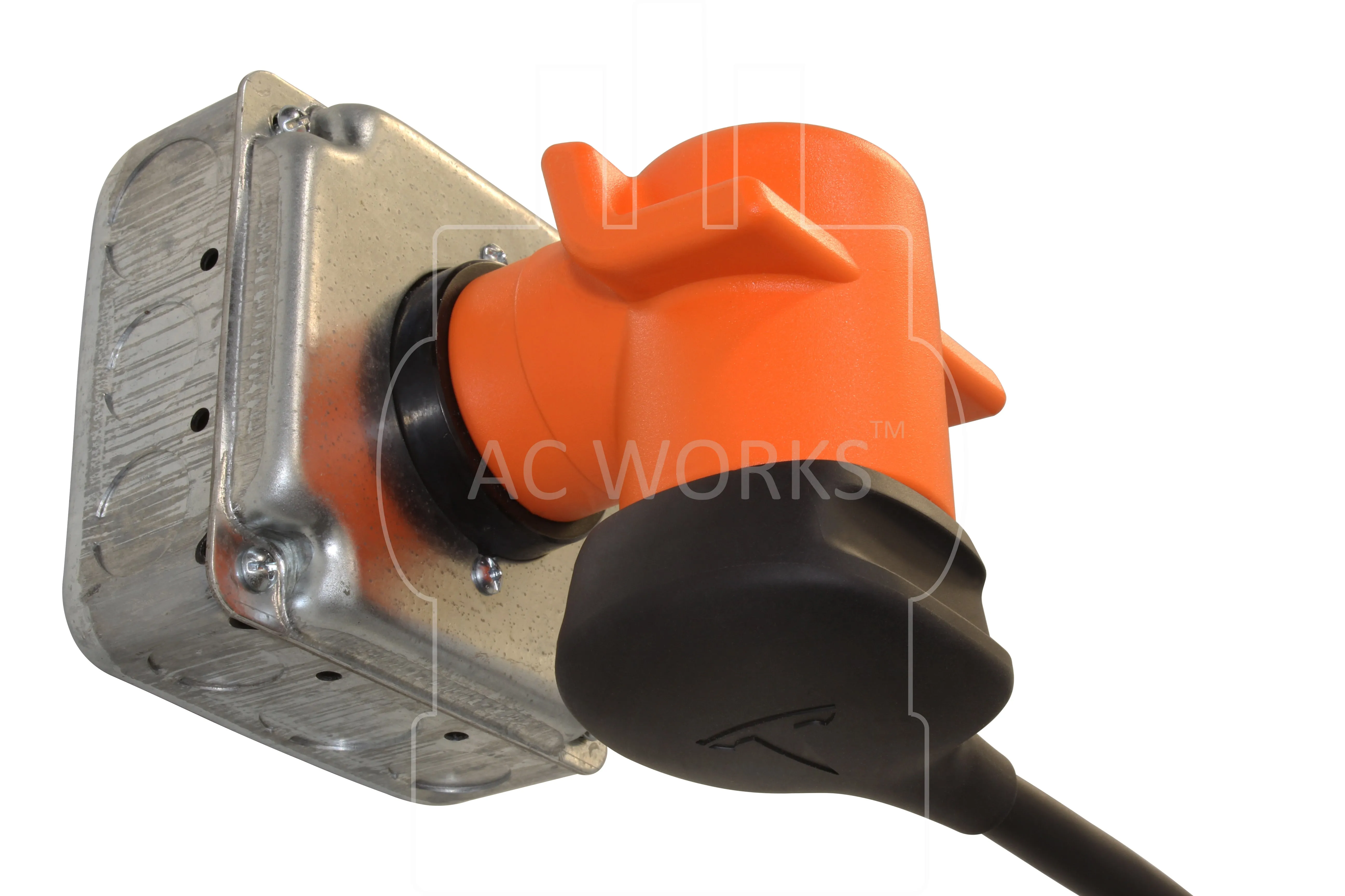 AC WORKS® [AD14501030] 14-50P 50A 4-Prong Plug to 10-30R 3-Prong Dryer Outlet