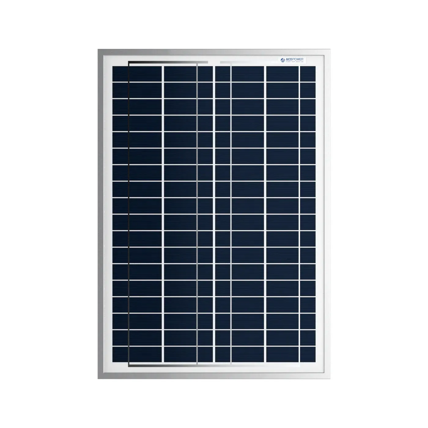 ACOPower 25 Watts Polycrystalline Solar Panel for 12 Volt Battery Charger