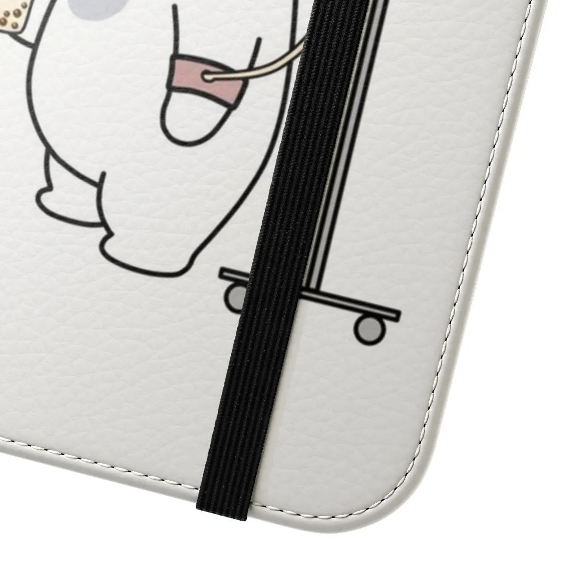 Adorable Boba Tea Bear Phone Case - Flip Cover for Smartphones