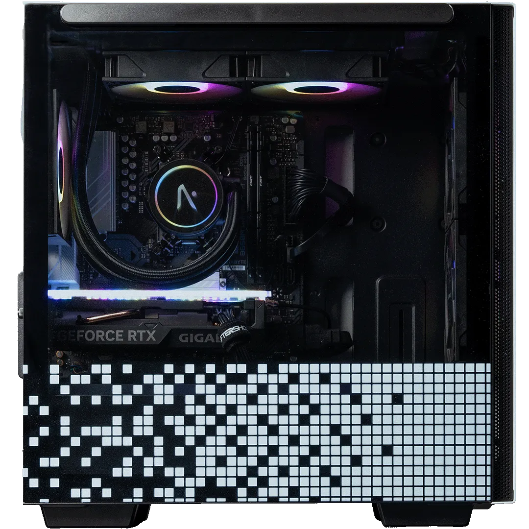 Aftershock Pixel Blue Desktop Gaming PC (Ryzen 5 7500F) [RTX 4060]