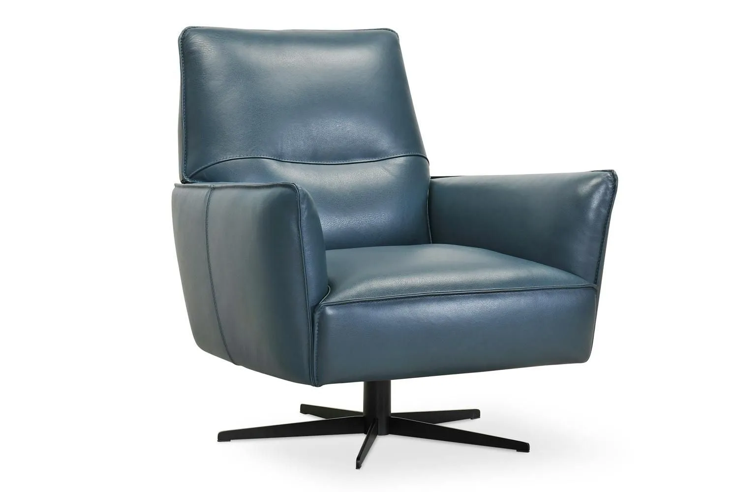 Alice Swivel Leather Armchair