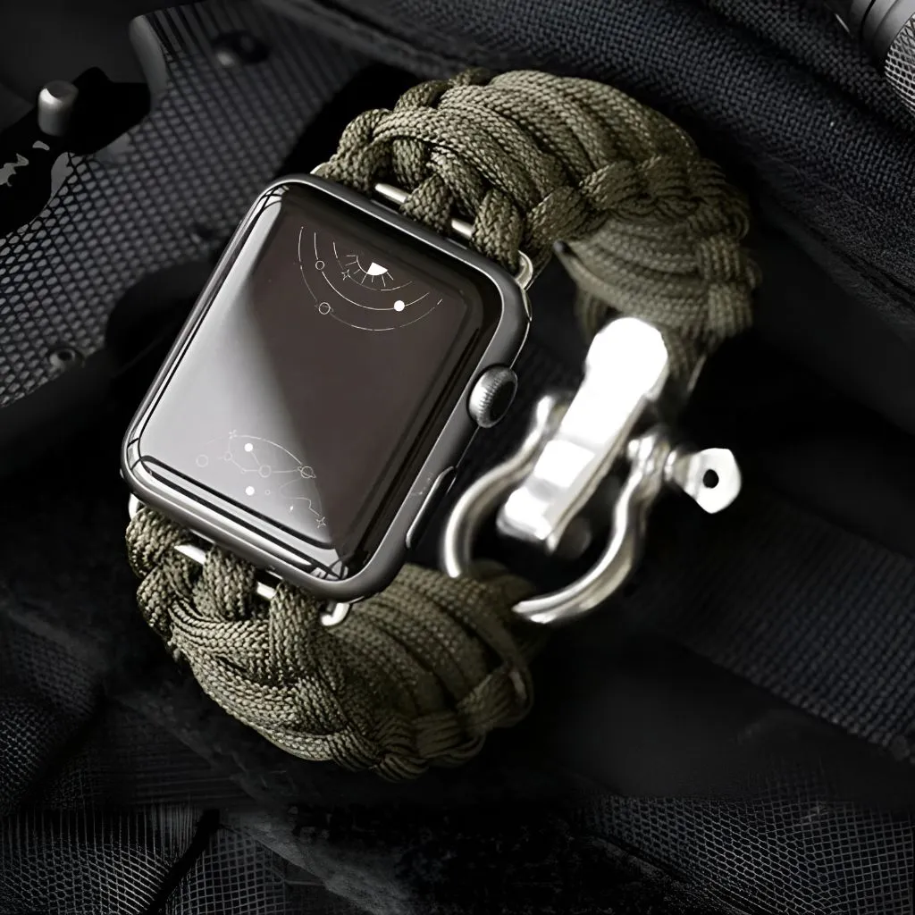 Ally Woven Nylon Survival Rope With Metal Bolt Clasp