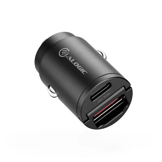 ALOGIC Rapid Power 30W Mini Car Charger with USB-C and USB-A