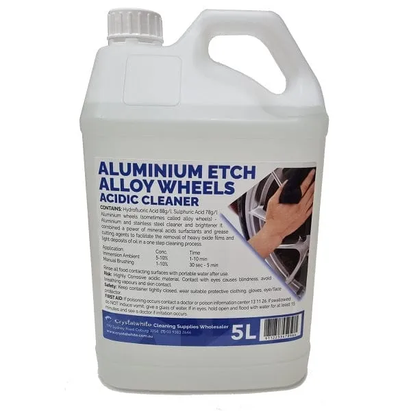 Aluminium Etch Alloy Wheels Acidic Cleaner