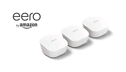 Amazon eero mesh WiFi system – router replacement for whole-home coverage (3-pack)