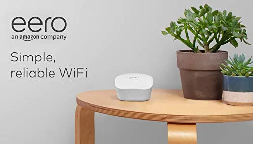 Amazon eero mesh WiFi system – router replacement for whole-home coverage (3-pack)