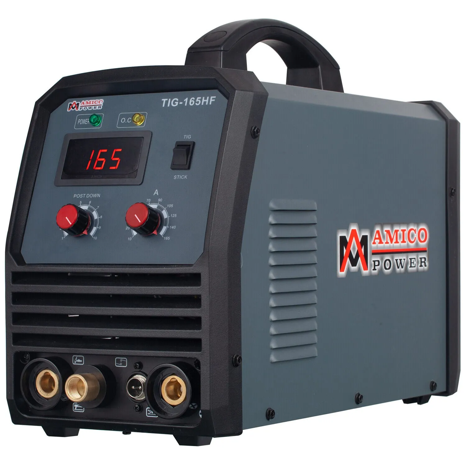 Amico Electric TIG-165HF 100-250V Wide Voltage 165 Amp HF-TIG Stick Arc DC Inverter Welder New