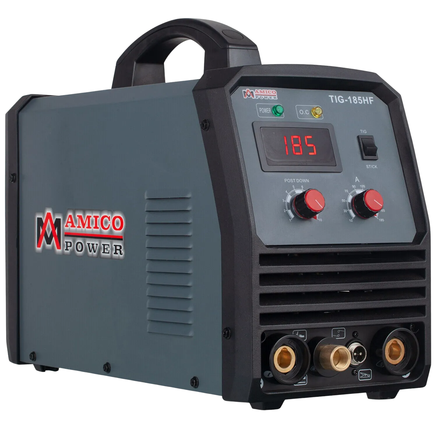 Amico Electric TIG-185HF 100-250V Wide Voltage 185 Amp HF-TIG Stick Arc DC Inverter Welder New