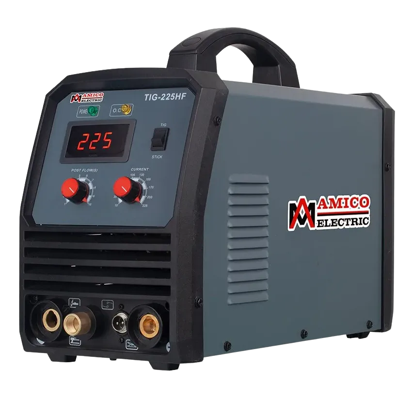 Amico Electric TIG-225HF 100-250V Wide Voltage 225 Amp HF-TIG Stick Arc DC Inverter Welder New