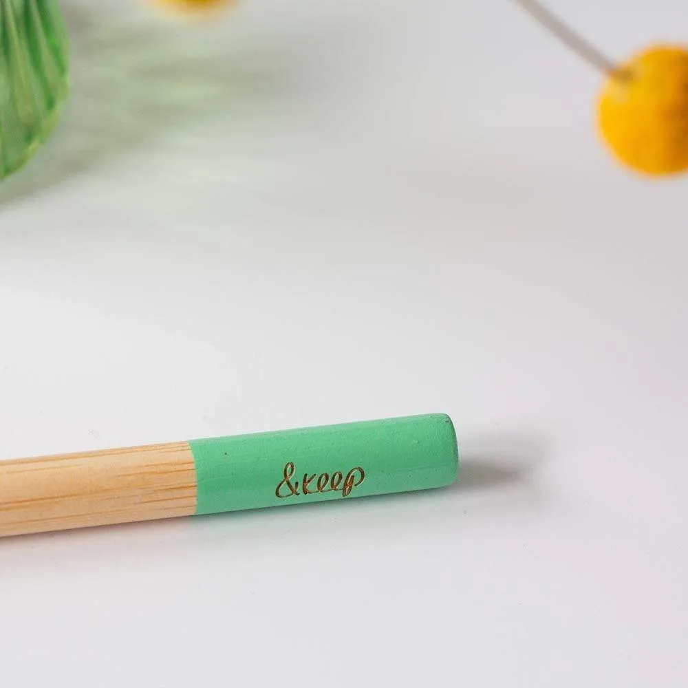 &Keep Bamboo Toothbrush - Green