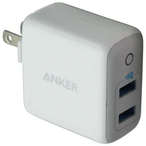 Anker Dual USB Wall Charger PowerPort II 24W Ultra-Compact Travel Charger