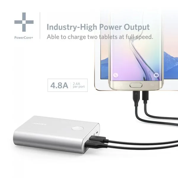 Anker PowerCore  13400 Premium Aluminum Portable Charger with Qualcomm Quick Charge 3.0 (Gold)